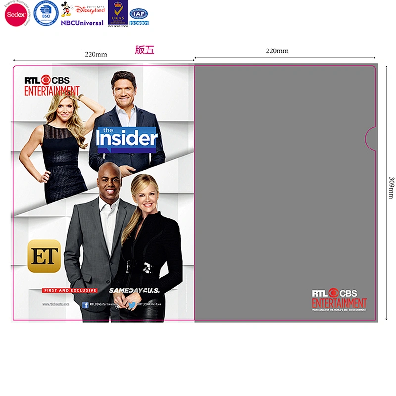A4 L shape folders