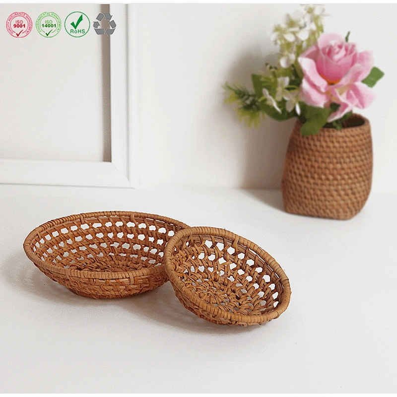 Woven Rattan Wicker Tray
