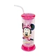  China factory with straw    plastic  juicy bottle with straw