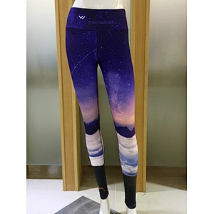 Women's newest hot sale tie dye sublimation printing yoga  leggings