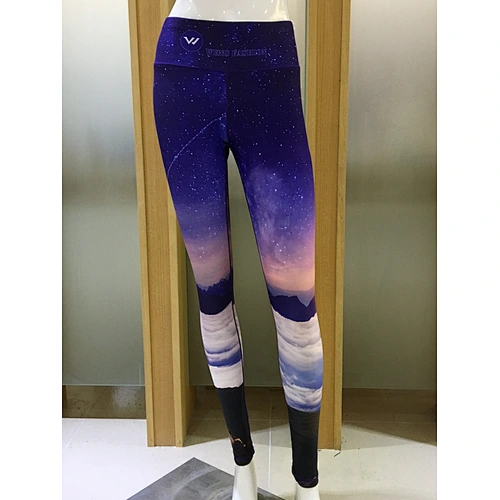Women's newest hot sale tie dye sublimation printing yoga  leggings