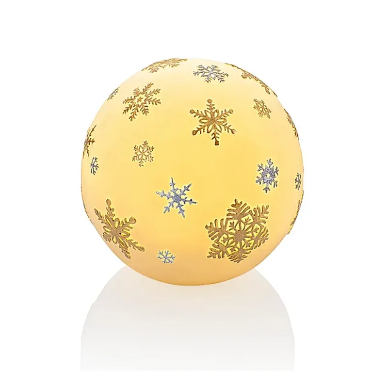 Resin Snowflake LED Globe Light