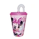  China factory plastic water bottle  plastic  juicy bottle with straw