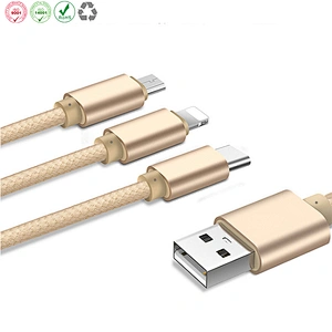 Micro USB Type C Android 3 in 1 Charger Cable