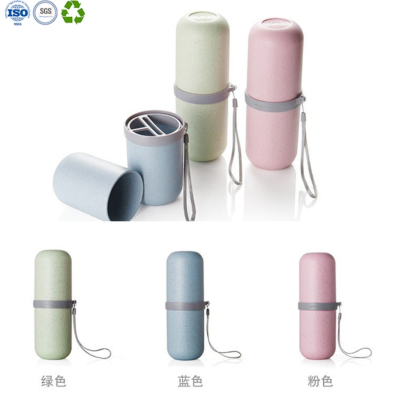 Wheat straw tooth brushing cup