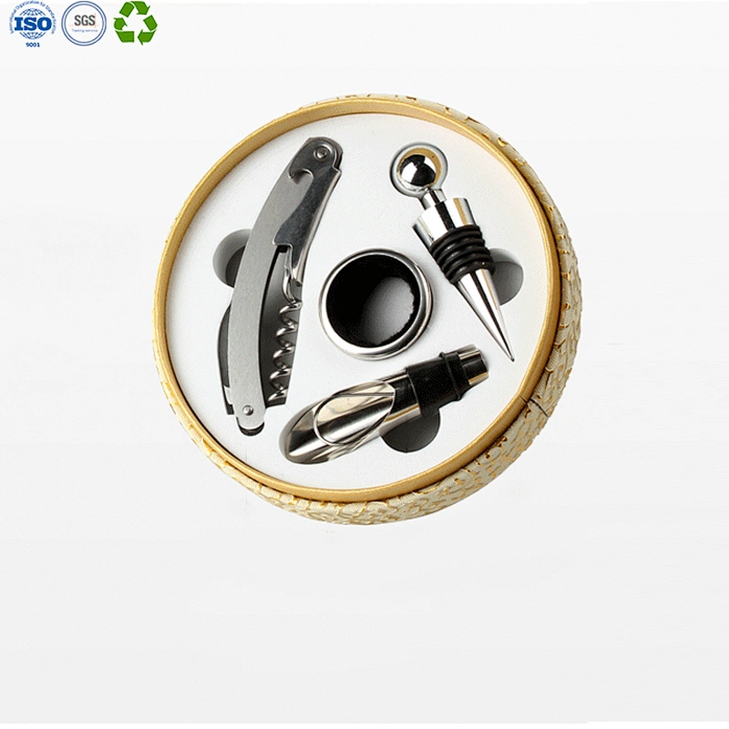 4pcs gift box wine opener set