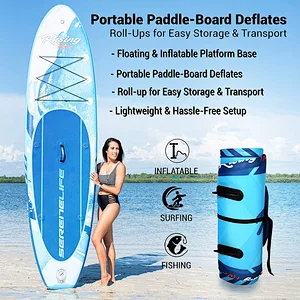 Double Layer Drop Stitch PVC Inflatable Stand Up Paddle Board For Sale