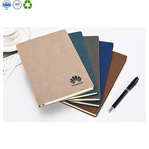 Leather Notebook Gift Set with pen