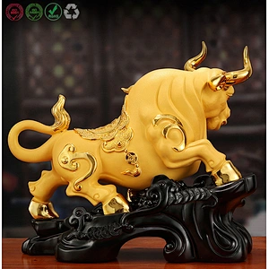 Lucky Chinese Zodiac Ox Year Figurine