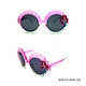 Kids Disney Girls Seashell Shape With Mermaid Print Disney Character Sunglasses