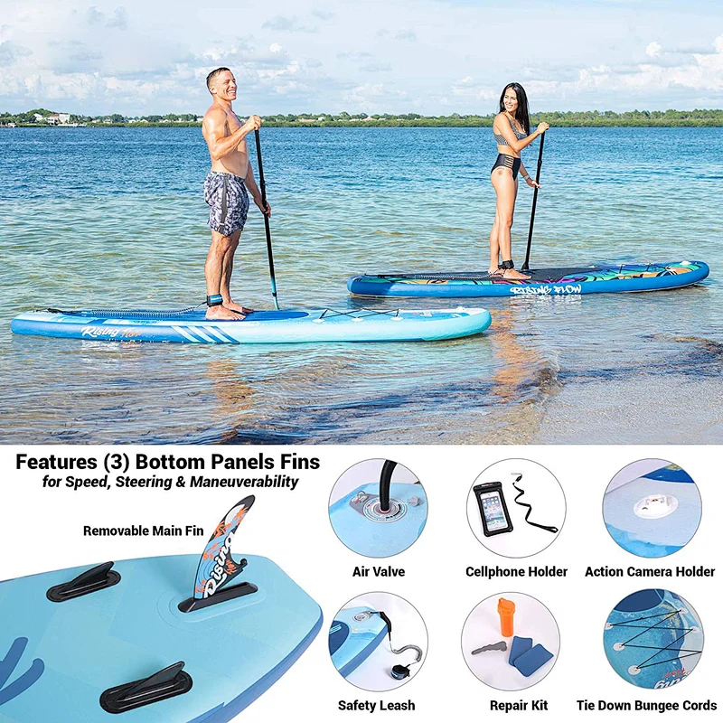 Double Layer Drop Stitch PVC Inflatable Stand Up Paddle Board For Sale