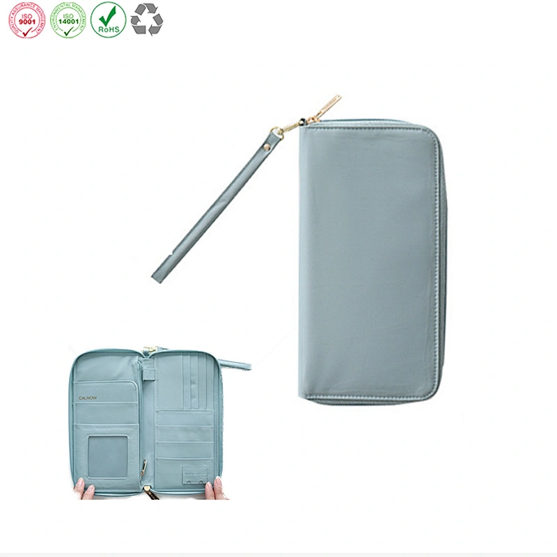 Promotional travel multifuction passport holder business card holder bag passport bag