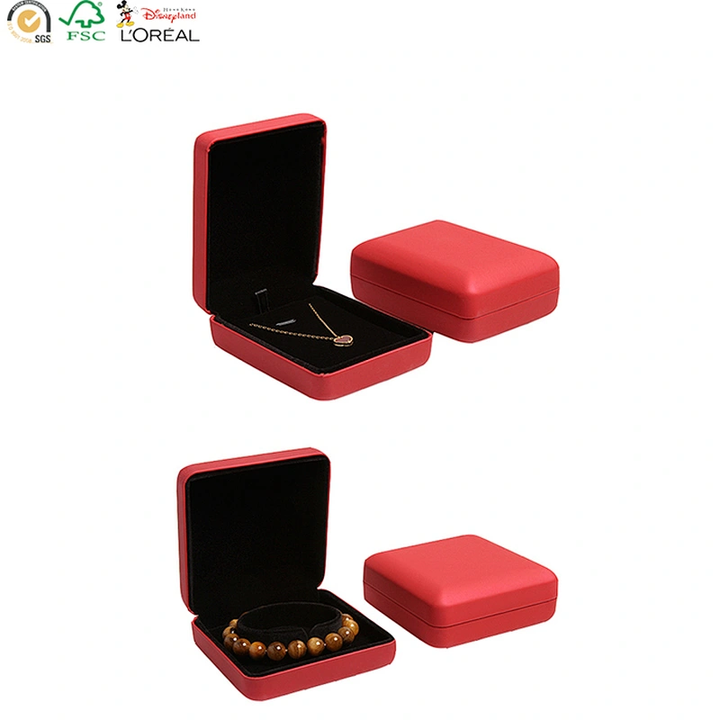 Wholesale leather Necklace Jewelry Box