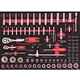 1/2'' 1/4'' DR socket set  1/2'' 1/4'' quick ratchet handle  universal joint extension bar sliding bar bit coupler deep socket extension bar