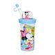  China factory plastic water bottle  plastic  juicy bottle with straw