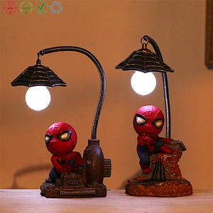 Spiderman dimmable warm light table lamp