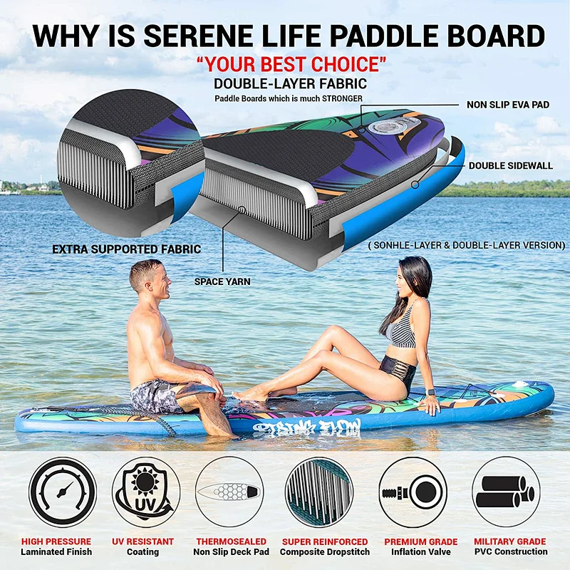 Inflatable Stand up Paddle Board with BSCI Certification