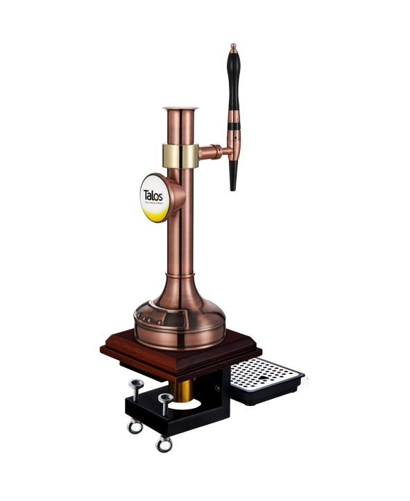 TALOS Mash Tun Tap Tower Red Bronze LED 1-way Dispensing Tower Draft Beer Tower