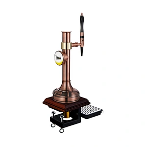 TALOS Mash Tun Tap Tower Red Bronze LED 1-way Dispensing Tower Draft Beer Tower