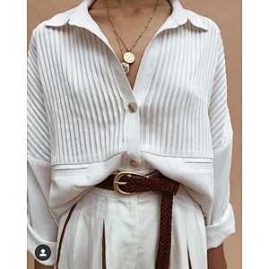 Pleated Women Blouse