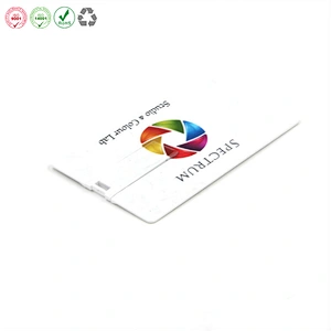 USB card with colorful printing