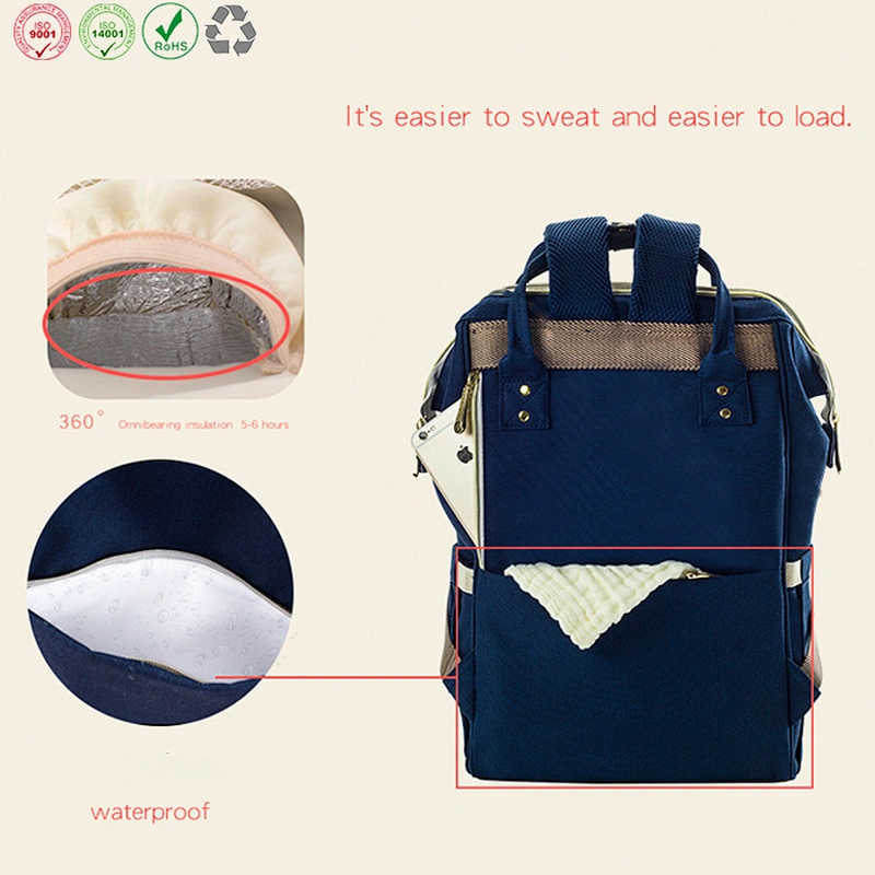 Promotion diaper bags mummy baby bag diaper tote bag backpack