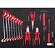 double ring wrench  hammer german type machinist plier installation llave de anillo doble