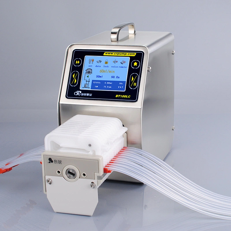 Touch Screen Transfer Peristaltic Pump Micro Flow Range: 0.0015-36.6ml/min
