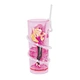  China factory with straw  plastic  juicy bottle with straw