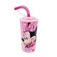 China factory 2021 new design plastic  juicy bottle with  straw