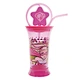 China factory plastic water bottle  plastic  juicy bottle with straw