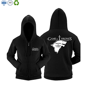 Adult Unisex Plain Fleece Hoodie