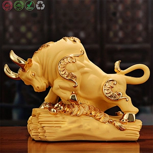 Lucky Chinese Zodiac Ox Year Figurine