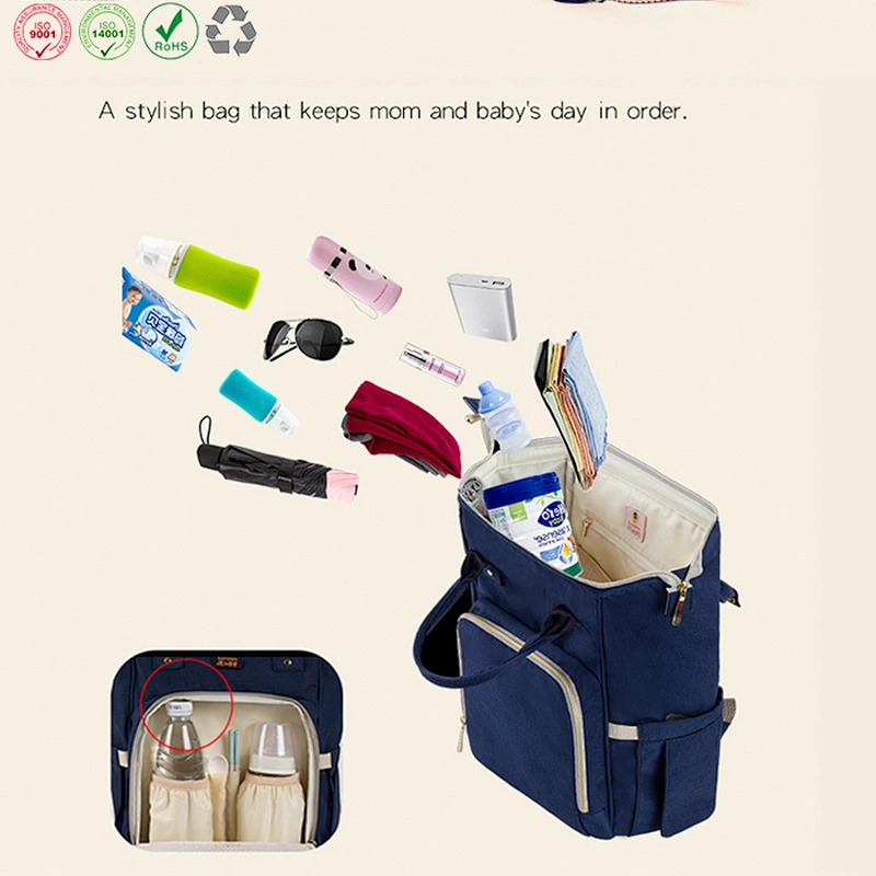 Promotion diaper bags mummy baby bag diaper tote bag backpack