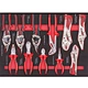 Aviation Snips European Type,Pearl Nickel plated cutter Water Pump Plier  Locking Plier set hand tool set