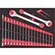 european type spanner combination wrench one open end one ring most useful wrench most common wrench 6-27 22pcs