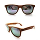 Unisex Imitated wooden Frame Square Lens  Ray ban Sunglasses