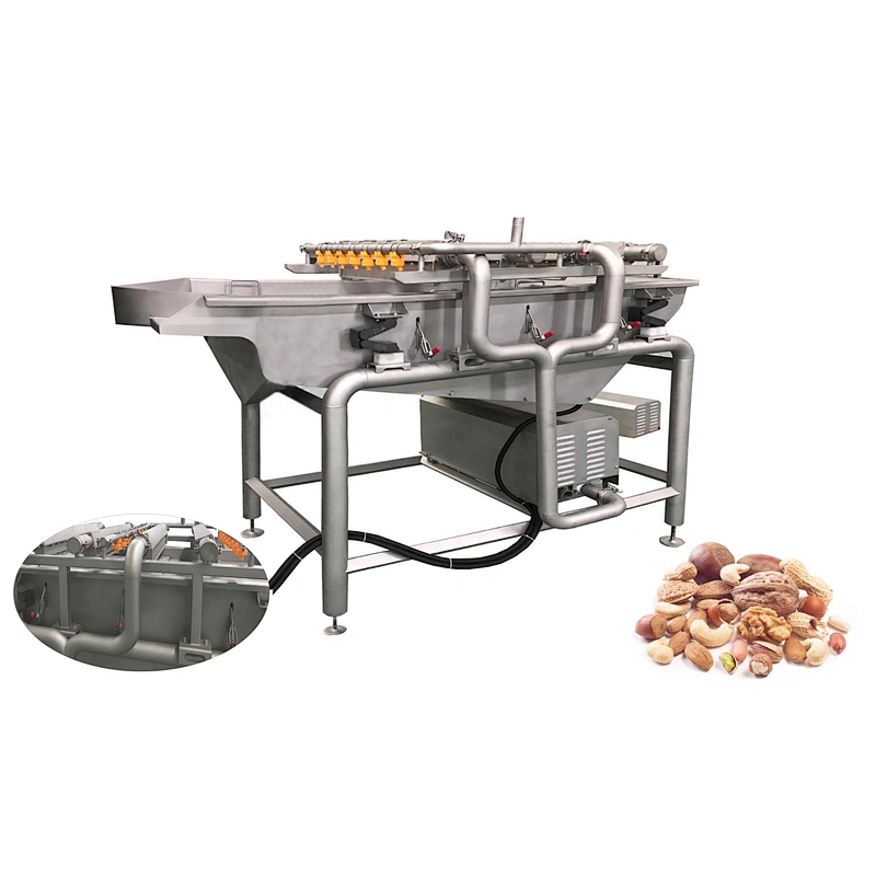 Nuts cleaning line