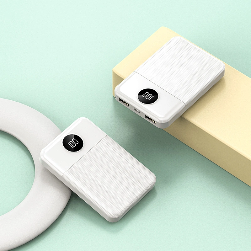 HT-T133S 5000mAh power bank with wire drawing texture