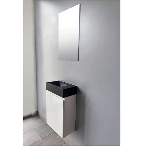SM440-W 400*224mm small white bathroom cabinet