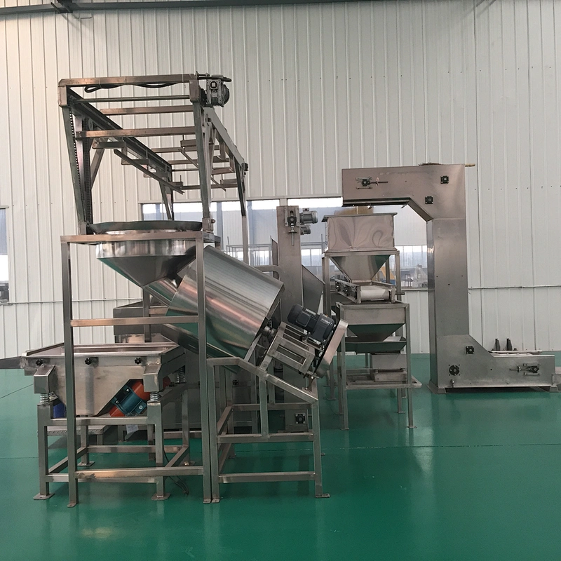 Frying peanut production line