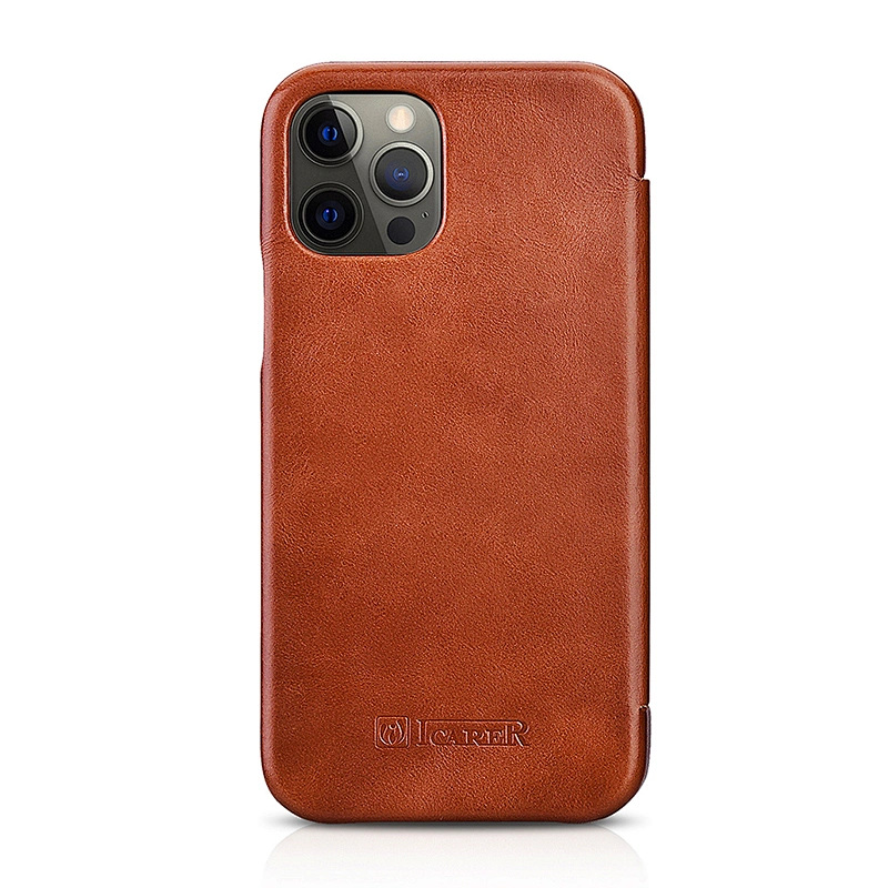 Wholesale OEM Genuine Leather Mobile Casing Shell Covers Cell Cover Case Phone Cases for iPhone 12 Pro Max