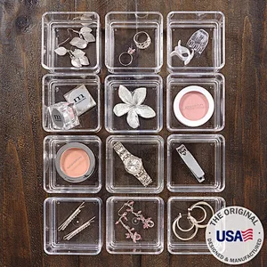 Clear Desk Drawer Organizers Trays
