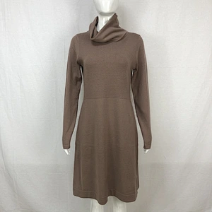 Spring leisure dresses women turtleneck sweater dress with 68%VISCOSE32%NYLON