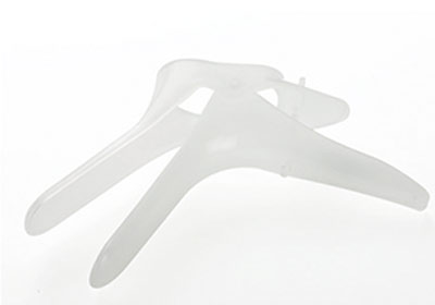 disposable plastic medical vaginal speculum with french type for gynaecologic examina