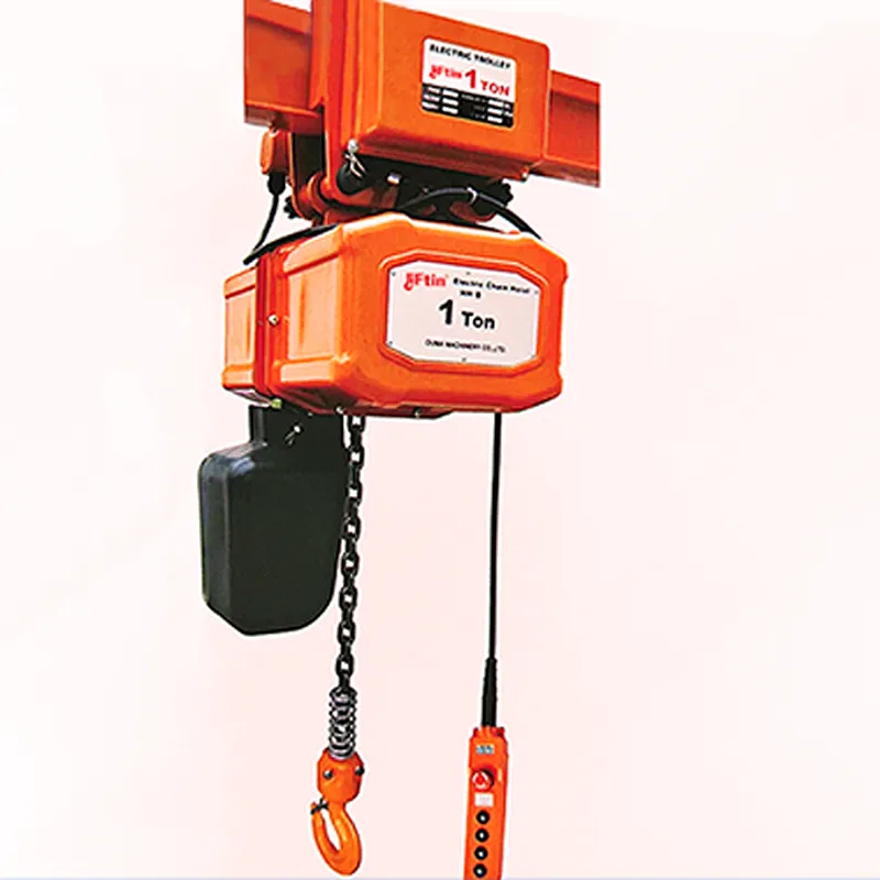 Gear mobile chain hoist