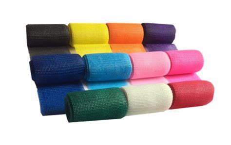colorful surgical orthopedic casting tape
