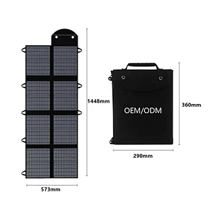 Green Energy Hot Selling Folding Solar Blanket 100W 200W Fast Charging Sun Power