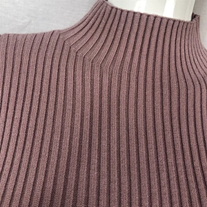Winter 68%viscose32%nylon knitwear fashion 12 gauge women basic sweater