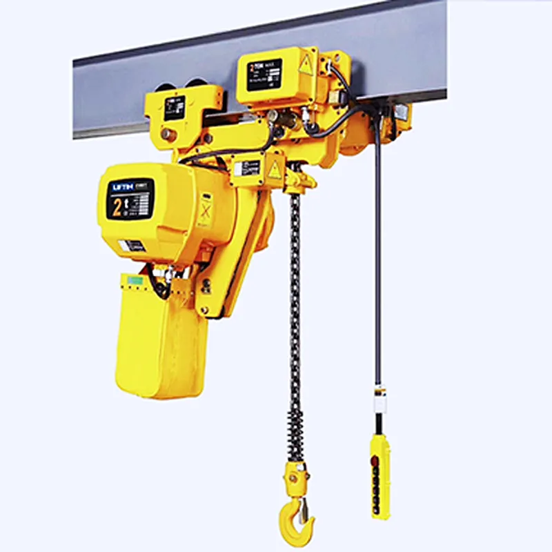 Gear mobile chain hoist